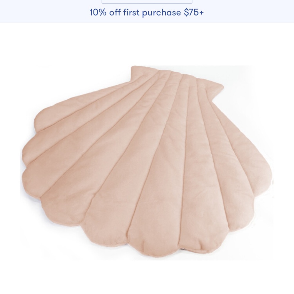 MON AMI Sea Shell Play Mat, Pink